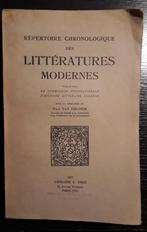 Paul van Tieghem (dir.), Répertoire Chronologique des Littér, Antiek en Kunst, Ophalen of Verzenden