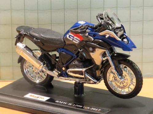 BMW R1200GS blue R1200 GS 1:18 maisto, Hobby & Loisirs créatifs, Voitures miniatures | 1:18, Neuf, Moteur, Maisto, Enlèvement ou Envoi