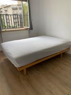 Bed en matras te koop 28/08 OPHALEN, Huis en Inrichting, Slaapkamer | Matrassen en Bedbodems, Ophalen, 140 cm, Twijfelaar, Matras