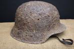 WW2 M42 Watervondst RELIC Normandië., Ophalen of Verzenden, Landmacht, Helm of Baret