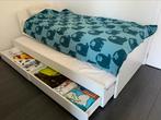 Ikea Släkt bed met onderbed en opberglades, Huis en Inrichting, Slaapkamer | Bedden, Ophalen, Gebruikt, 90 cm, Eenpersoons