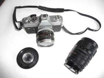 CANON FTb QL fotoapparaat + telelens beschikbaar voor biedingen
