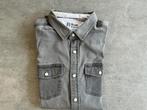 Grijs jeanshemd mt 158/164, Kinderen en Baby's, Kinderkleding | Maat 158, Ophalen of Verzenden, Zo goed als nieuw, Overhemd of Blouse