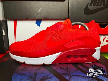 Nike Air Max 90 Ultra FlyKnit 'Bright Crimson' EU42.5 2017 beschikbaar voor biedingen