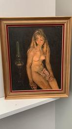 schilderij naakt, Antiek en Kunst, Ophalen