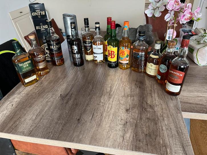 Collectie whisky en meer te koop, Collections, Vins, Autres types, Enlèvement