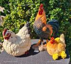 Set kippen en haan, Tuin en Terras, Ophalen of Verzenden, Nieuw, Kunststof, Dierenbeeld