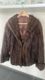 Mantel van fret large, Ophalen of Verzenden, Gedragen, Maat 42/44 (L), Bruin