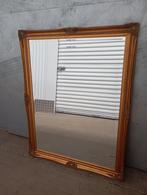 Goude wandspiegel in Franse stijl met facet-geslepen glas, Ophalen, 100 tot 150 cm, Zo goed als nieuw, 75 tot 100 cm