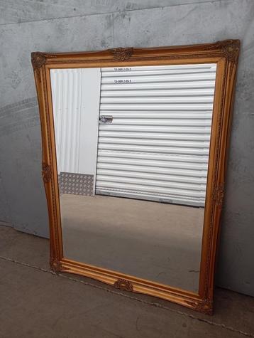 Goude wandspiegel in Franse stijl met facet-geslepen glas beschikbaar voor biedingen
