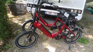 Bizo EBike Shelby, Fietsen en Brommers, 20 inch of meer, Versnellingen, Zo goed als nieuw, Totaal opvouwbaar