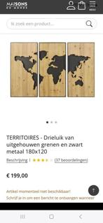 Kaders landkaart maisons du monde, Maison & Meubles, Accessoires pour la Maison | Tableaux à écrire & Proverbes, Enlèvement, Comme neuf