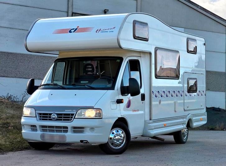 Fiat Ci Trigano‼️6PL‼️800kg Laadvermogen‼️Blanco Gekeurd‼️, Caravans en Kamperen, Mobilhomes, Particulier, tot en met 6, Alkoof