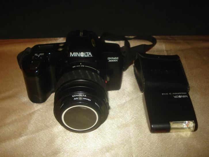 MINOLTA DYNAX 3000i Autofocus + Objectif 35-80 MM, TV, Hi-fi & Vidéo, Appareils photo analogiques, Comme neuf, Reflex miroir, Minolta