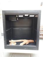 Terrariums in zwarte PVC, 2 stuks, Dieren en Toebehoren, Reptielen en Amfibieën | Toebehoren, Ophalen, Gebruikt, Terrarium of Paludarium