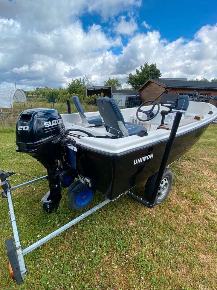 vissersbootje, Watersport en Boten, Vis- en Consoleboten, Zo goed als nieuw, Ophalen