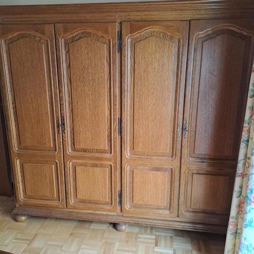 Vintage slaapkamer. 150 eurUit elkaar en gepoetst. Zware eik, Huis en Inrichting, Slaapkamer | Complete slaapkamers, Ophalen