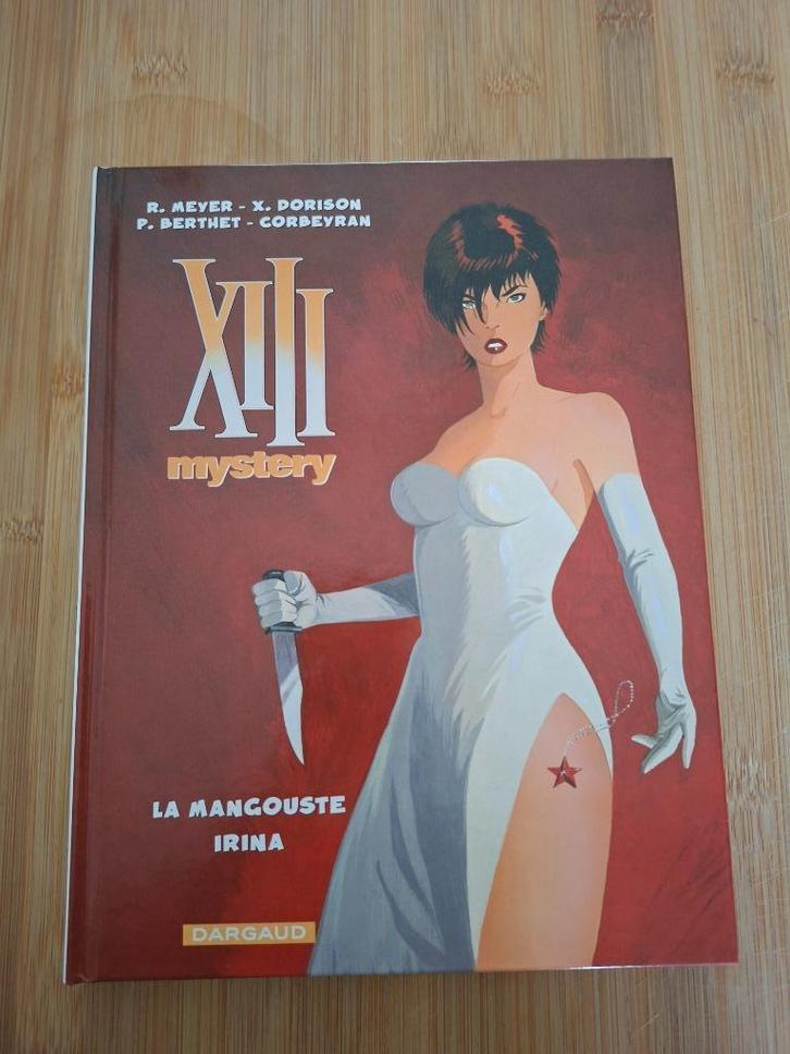 BOEK DOUBLE XIII MYSTERY THE MONGOOSE/ IRINA TBE, Boeken, Stripverhalen, Zo goed als nieuw, Eén stripboek, Ophalen of Verzenden