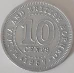 MALAYA & British BORNEO ; 10 CENT 1957 KM 2, Zuidoost-Azië, Losse munt, Verzenden