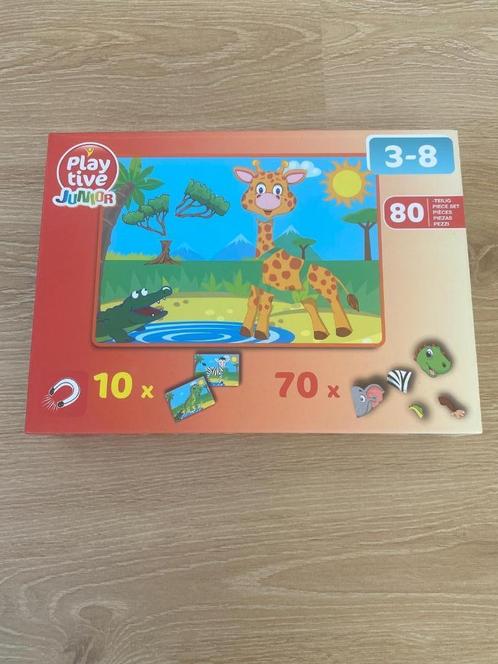Magneetspel dieren - Play tive Junior, Kinderen en Baby's, Speelgoed | Educatief en Creatief, Zo goed als nieuw, Puzzelen, Ophalen of Verzenden