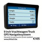 9' XXL Vrachtwagen, Camper GPS Navigatie IGO Eu Map- BT-16GB, Auto diversen, Autonavigatie, Info@drktech.be, Oosterwennel 35 Genk