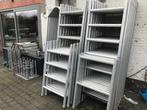 Aluminium stelling (rolstelling) van 250m2., Doe-het-zelf en Bouw, Ophalen, Zo goed als nieuw, Gevelsteiger, 5 meter of hoger