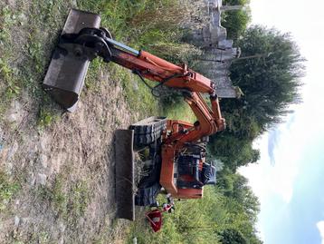 Mini pelle 2,2 tonnes avec 2 bacs et auxiliaire, Articles professionnels, Enlèvement, Excavatrice