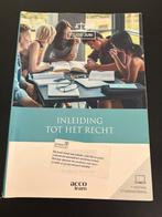 Inleiding tot het recht, Boeken, Studieboeken en Cursussen, Ophalen of Verzenden, Gelezen, Mark Van Hoecke; Boudewijn Bouckaert