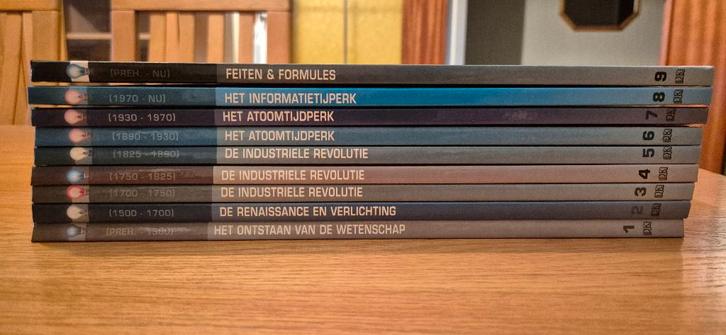 Mijlpalen van de wetenschap 9 delig., Livres, Science, Comme neuf, Autres sciences, Enlèvement ou Envoi