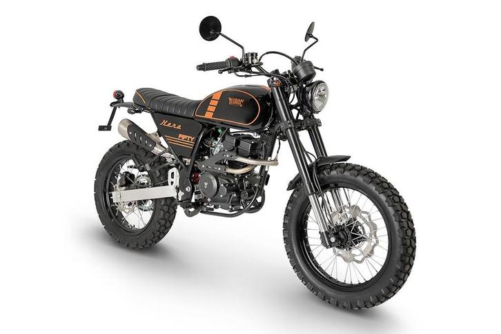 DE STOERE SCRAMBLER VAN BLUROC einde jaars actie, Fietsen en Brommers, Brommers | Overige merken, Nieuw, Klasse B (45 km/u), Ophalen