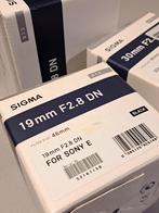 Sigma 19mm f/2,8 DN A (Art), AF, APS-C, monture Sony E, Enlèvement ou Envoi, Comme neuf, Objectif grand angle