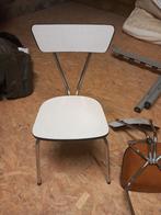 Leuke vintage stoeltjes., Huis en Inrichting, Stoelen, Ophalen, Gebruikt, Wit, Vier