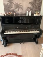 Zwarte hoogglans piano J. Günther Bruxelles, Gebruikt, Piano, Hoogglans, Zwart