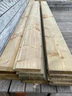 Planken tand en groef en eindpalen, Enlèvement, Poteaux