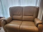 Fauteuil en cuir beige 2 pers (Ath), Enlèvement