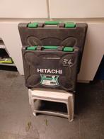 2 werkkoffers Hitachi hikoki machine gereedschap samen 8euro, Bricolage & Construction, Outillage | Foreuses, Enlèvement ou Envoi