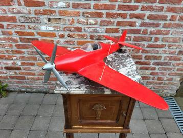 Modelvliegtuig hout, ophangbaar. 