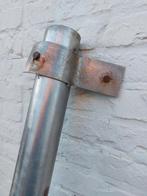 Inox paal (diam 6cm).  Hol. Bovenzijde dicht, Tuin en Terras, Ophalen, Gebruikt