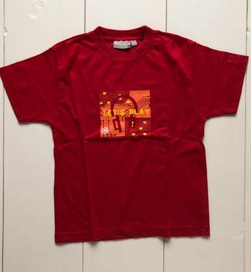 tee shirt rouge Ducky Beau Holland 104, Ducky Beau Holland, Garçon ou Fille, Enlèvement ou Envoi, Chemise ou À manches longues