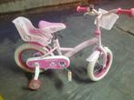 Hello Kitty fietsje met zijwieltjes in prachtige staat, Fietsen en Brommers, Ophalen, Zo goed als nieuw, Zijwieltjes