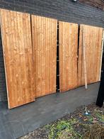 Tussenwand hout scheidingswand, Jardin & Terrasse, Palissades, Enlèvement, Comme neuf, Bois, 2 mètres ou plus