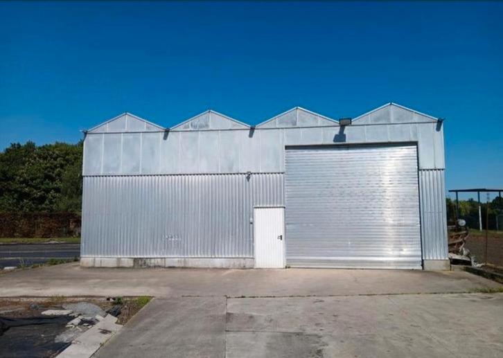 Mooie aluminium loods met glazen dak zelf te demonteren., Doe-het-zelf en Bouw, Glas en Ramen, Gebruikt, Overige typen, Ophalen