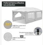 Partytent OPVOUWBAAR eenvoudige montage met zijwanden 3x6m W, Jardin & Terrasse, Tonnelles, Enlèvement, Neuf, Tente de réception