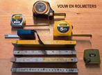 VOUWMETERS EN ROLMETER  -  HOUTBEITELS, Ophalen