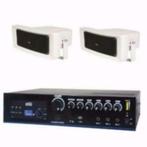 100 Volt omroep set voor de cros baan of voetbal veld,, Ophalen of Verzenden, Nieuw, Speakers