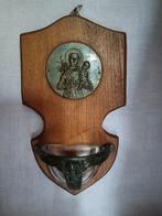 Antiek houten wijwatervat, Antiek en Kunst, Antiek | Religieuze voorwerpen, Ophalen of Verzenden