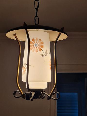 hanglamp met bloemetjesmotief