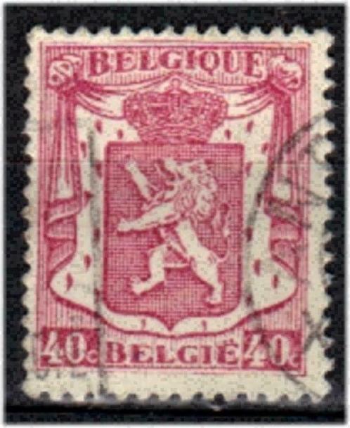 Belgie 1938 - Yvert 479 /OBP 479b - Klein staatswapen (ST), Timbres & Monnaies, Timbres | Europe | Belgique, Affranchi, Envoi