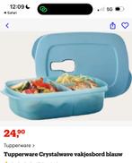 Tupperware bakjes met ventiel – set van 2, Huis en Inrichting, Ophalen, Zo goed als nieuw, Blauw, Bak of Kom