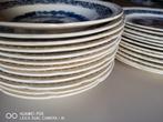 Oude blauwe boerenhoeve/holland,12 platte +12 diepe borden, Antiek en Kunst, Antiek | Servies los, Ophalen of Verzenden